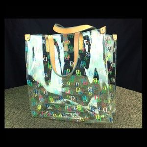 Dooney&Bourke clear & colorful bag